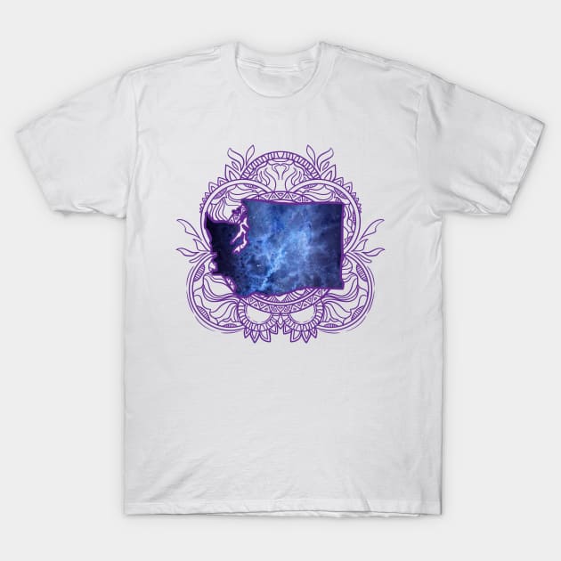 Washington Mandala T-Shirt by Manfish Inc.